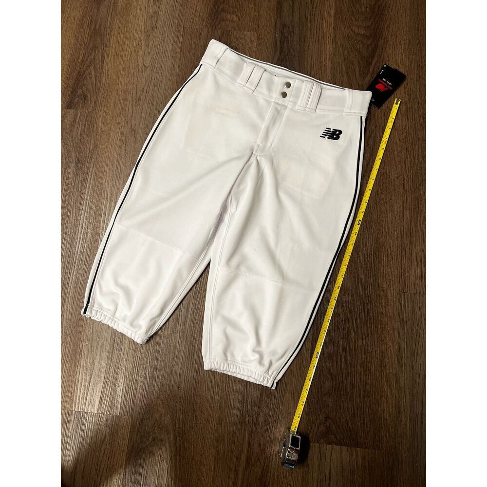 NWT New Balance Men's Adversary 2 Baseball Knicker Pants White Size Medium
